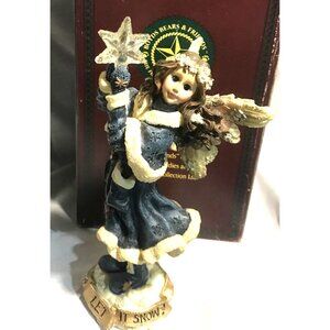 Boyds Astrid Langlass Snow Angel Figurine With Box 1997 Limited Edition